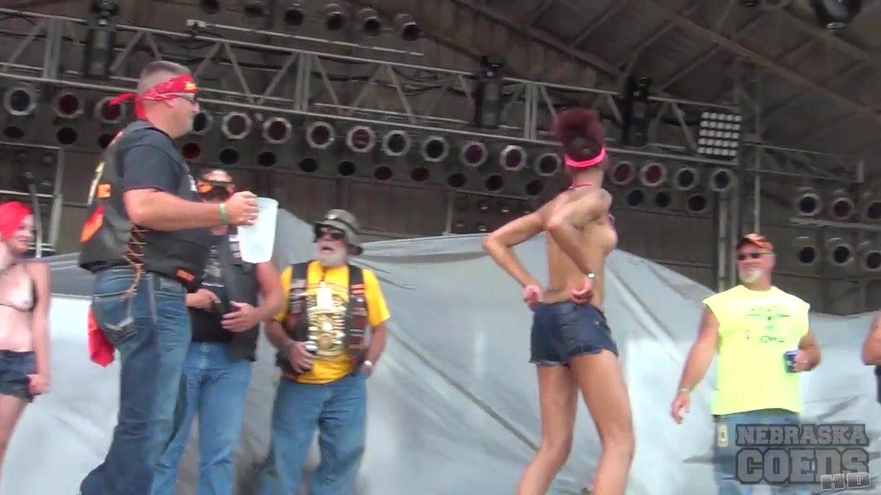 Abate Of Iowa 2015 Freedom Rally Thurday First Strip Contest Of The Weekend - NebraskaCoeds