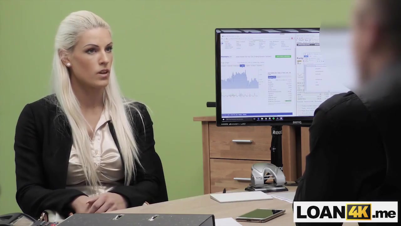 Huge Boobs - Milf Blonde Really Needs A Business Loan