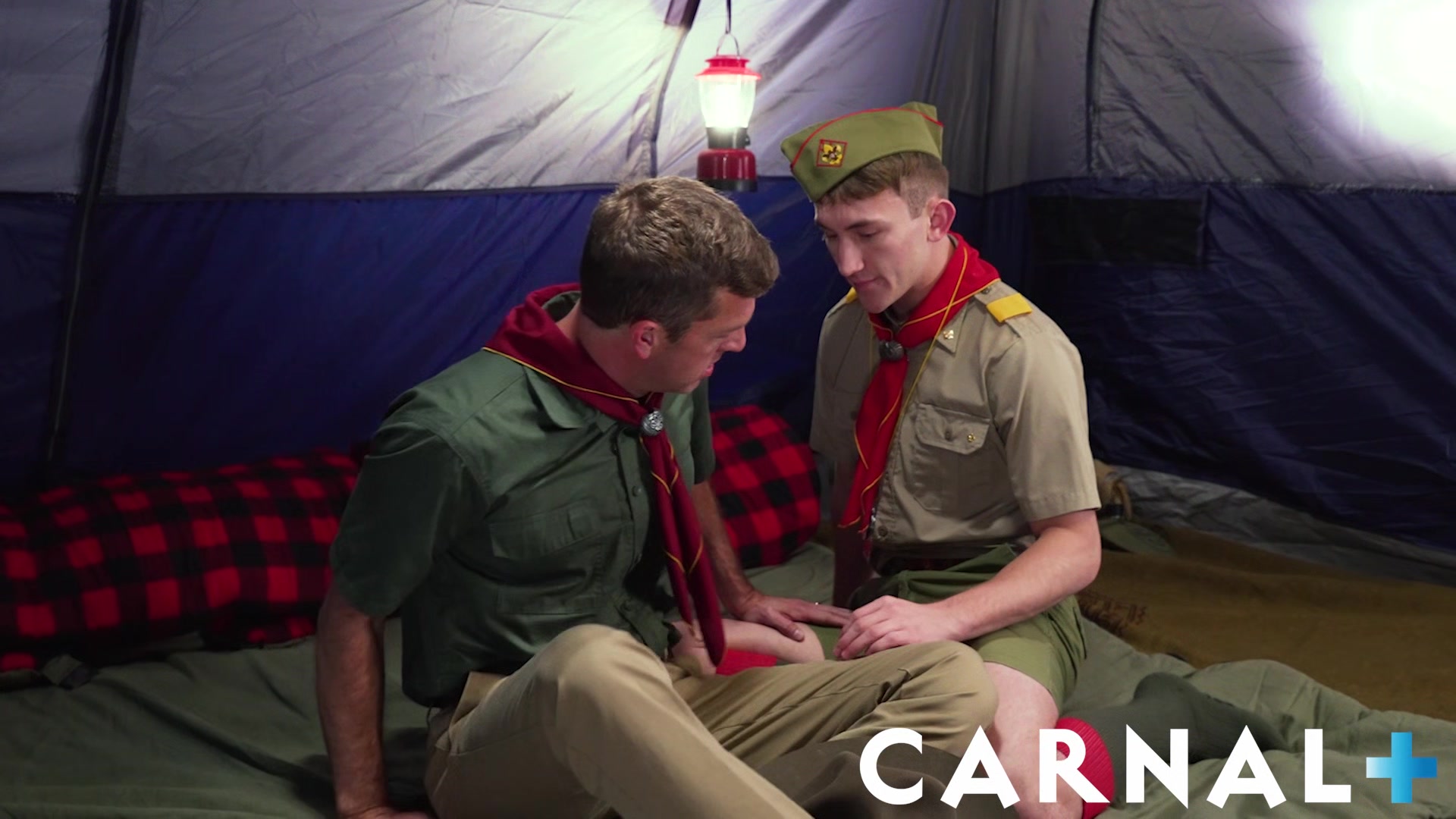 ScoutBoys Hung Scoutmaster Ryan St Michael barebacks twink in tent