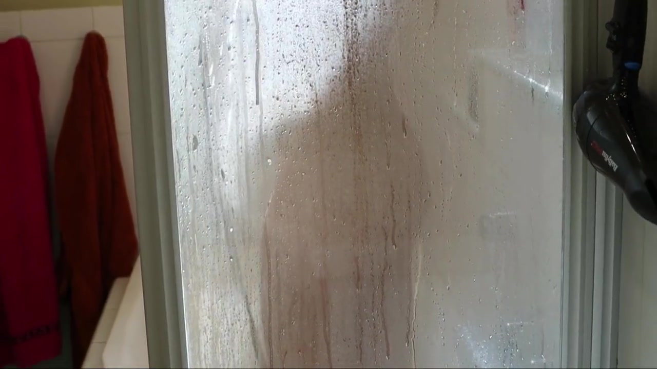 Sexy Redhead Beauty Rubs Herself With Coffee In The Shower