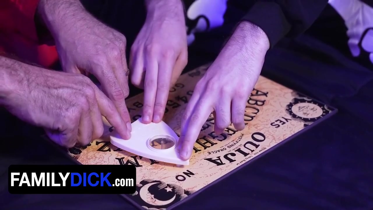 Dakota Lovell And Joel Someone - Ouija Fuck My Ass? Stepdaddy Comforts Scared Stepson Halloween Special 17 Min