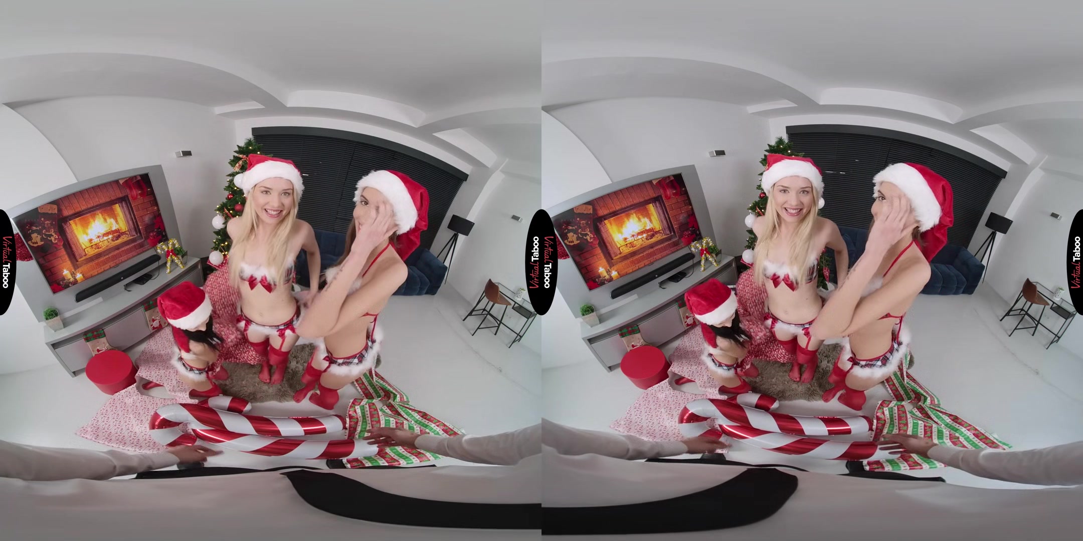 Alyssa Bounty, Barbie Brill VR Porn: Unboxing Xmas Gifts - VirtualTaboo