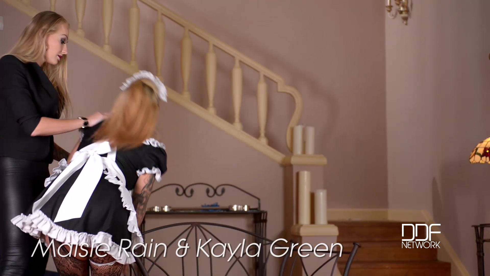 Maiden Education: Tattooed Dominatrix Educates British Housekeeper - PornWorld