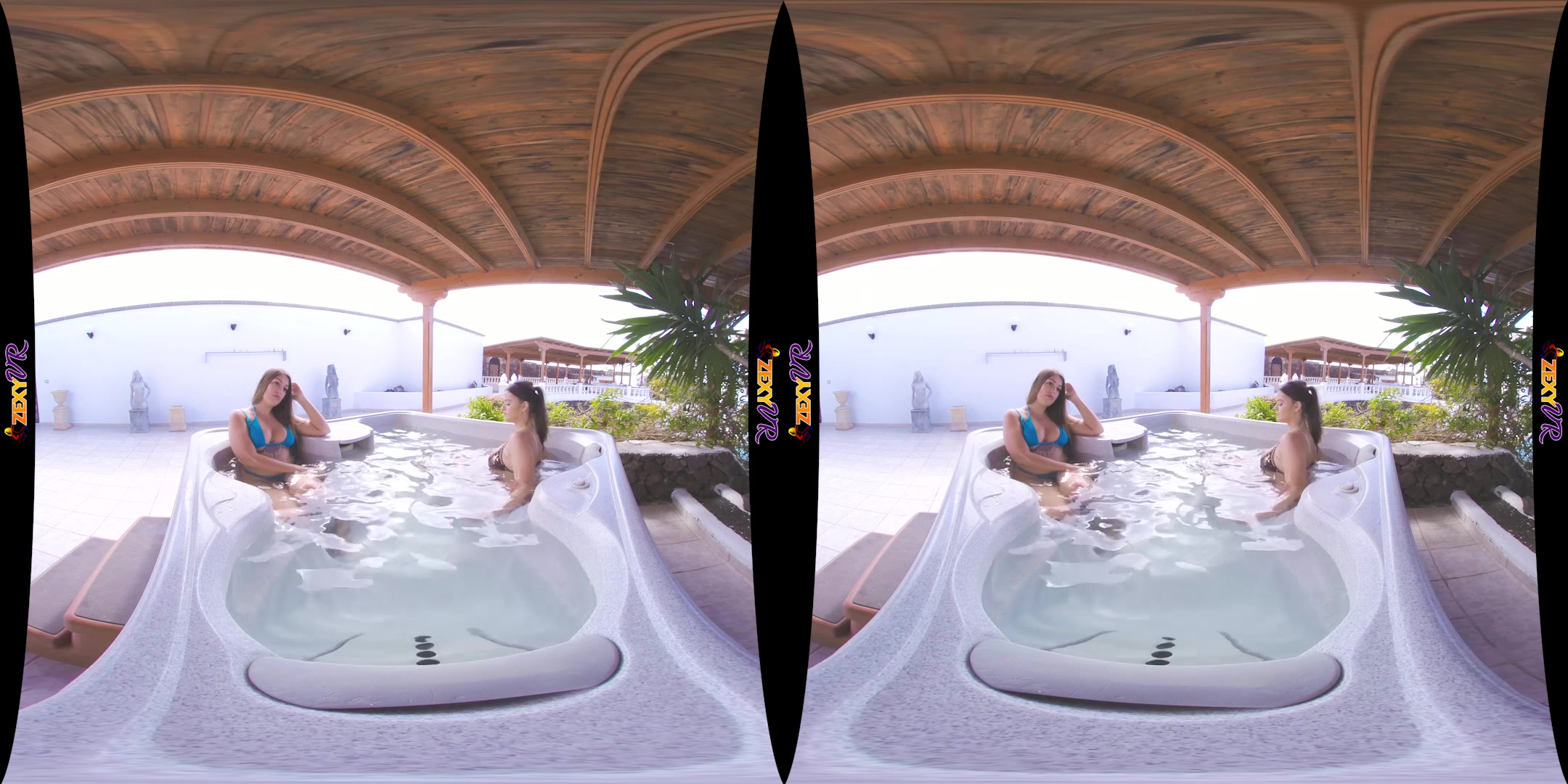 Hot Tub Beauties featuring Amelia B, Jane - ZexyVR