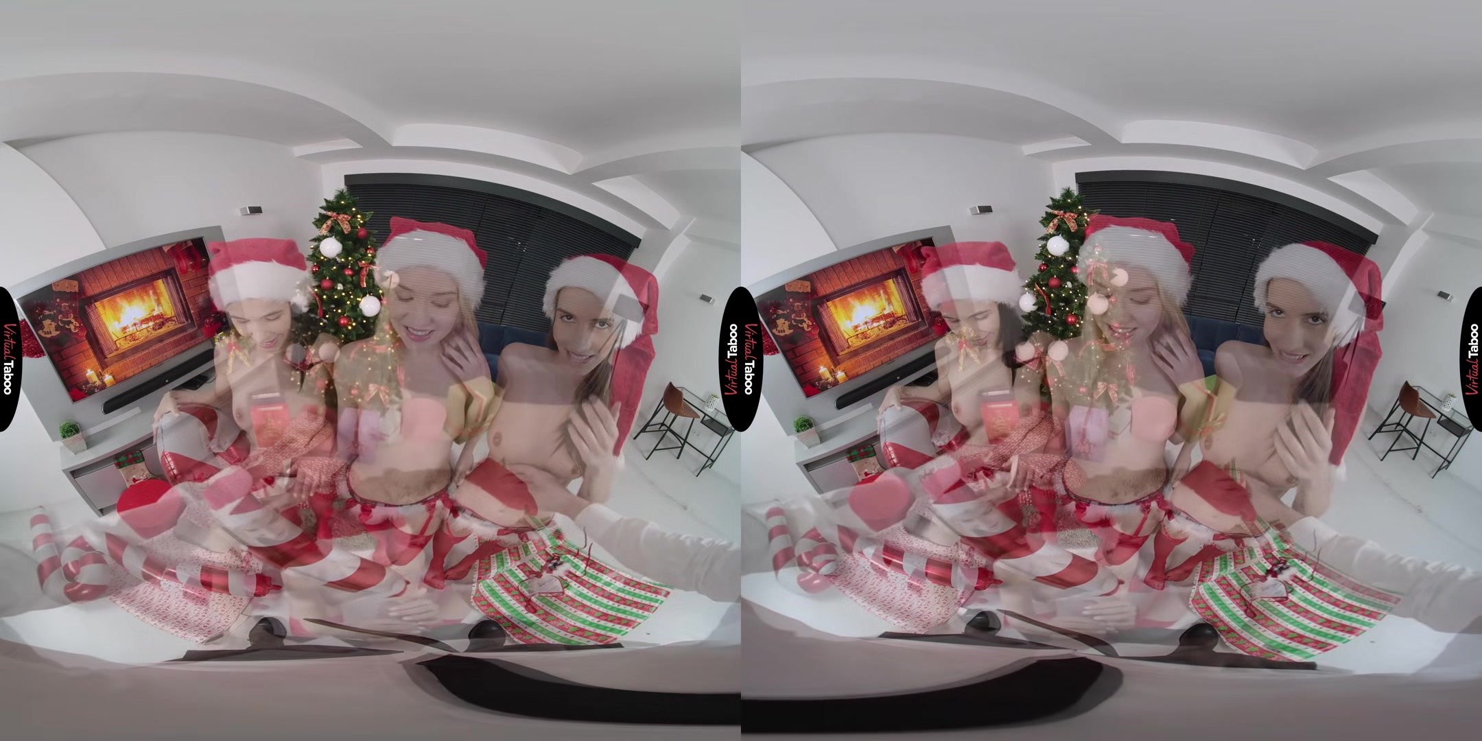 Alyssa Bounty, Barbie Brill VR Porn: Unboxing Xmas Gifts - VirtualTaboo