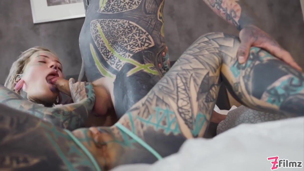 Nikolaz Zpageti - Tattooed Anuskatzz Gets Fucked Balls Deep In Her Ass