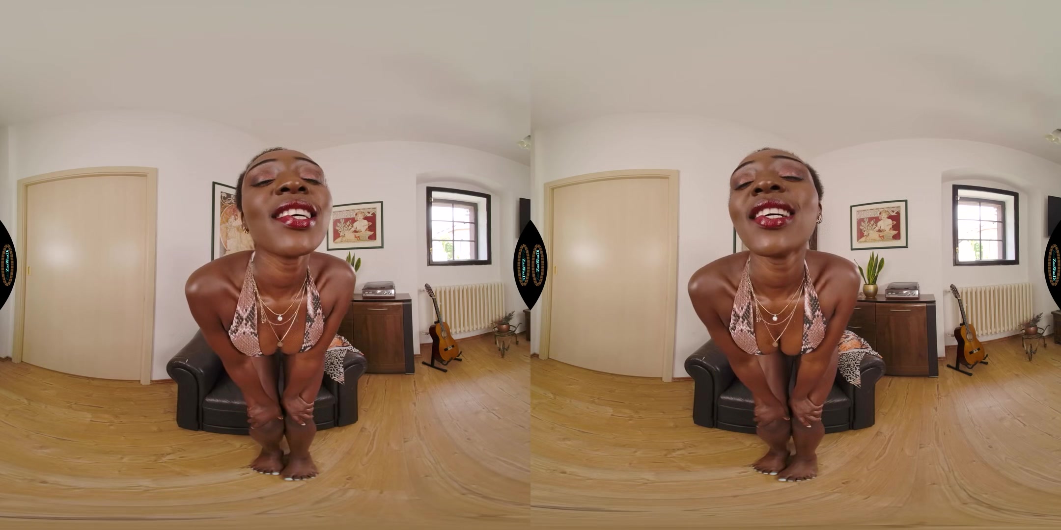 My New Bikini - Big Tits Real African Ebony Babe Solo