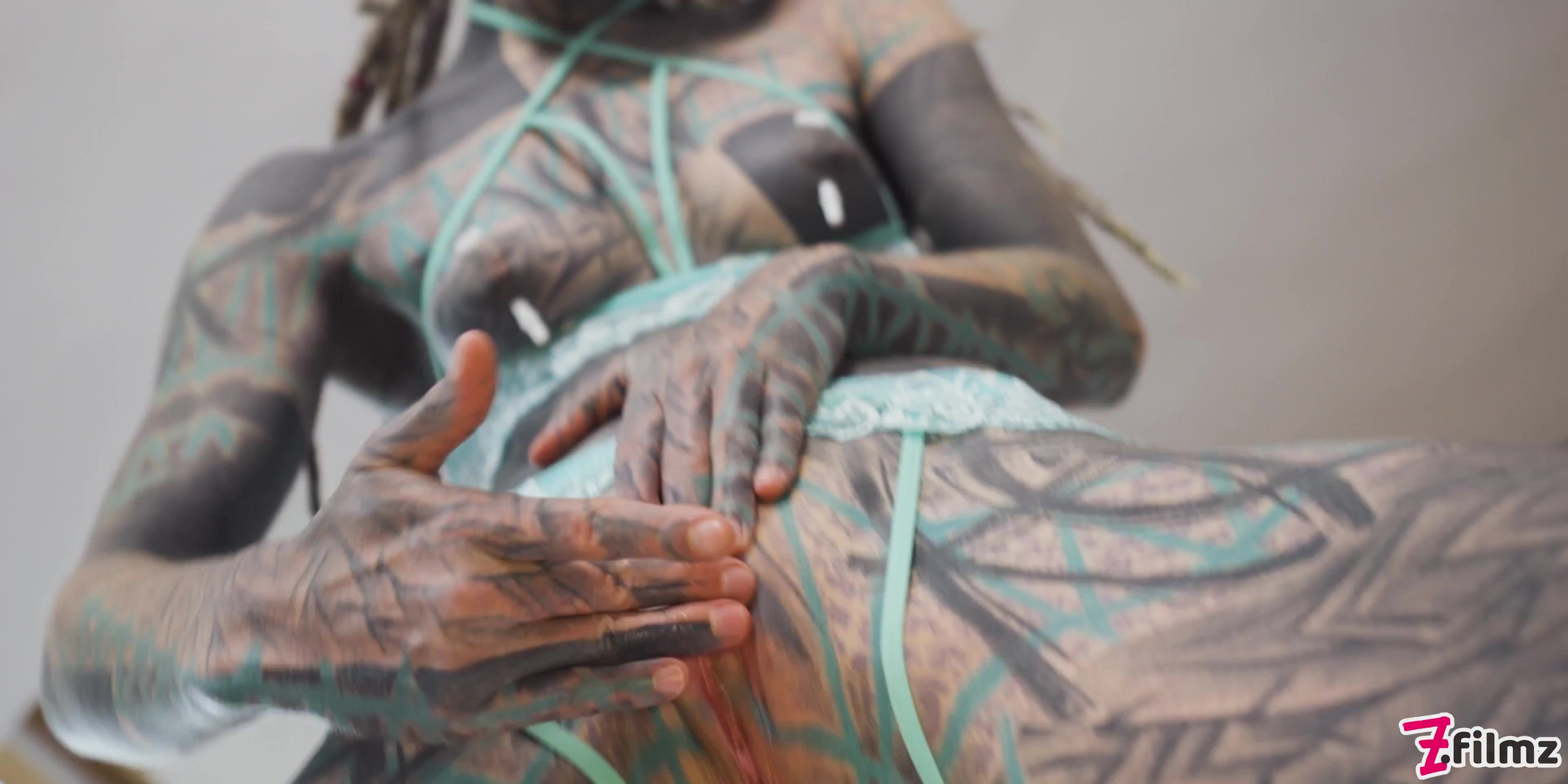 Tattoo Girl Anuskatzz Get Fucked Balls Deep In Her Ass / Anal