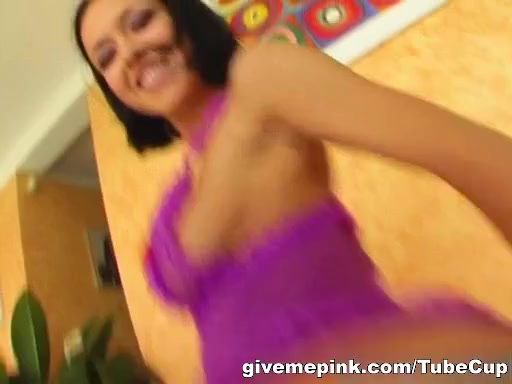 A stunning babe with a perfect set of tits and a tight pussy