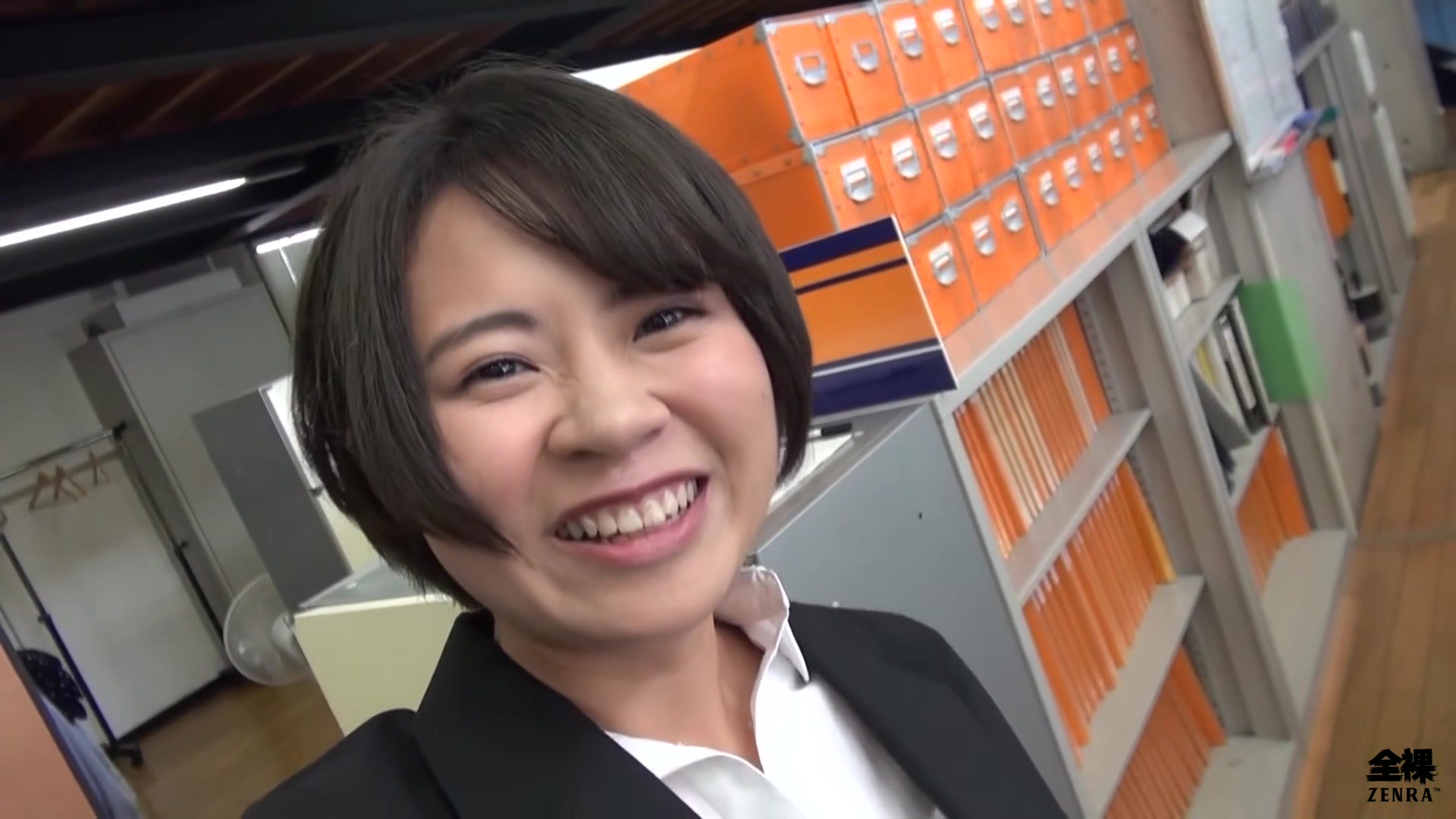 Deceptively busty JAV office lady and lesbian friend go on vacation