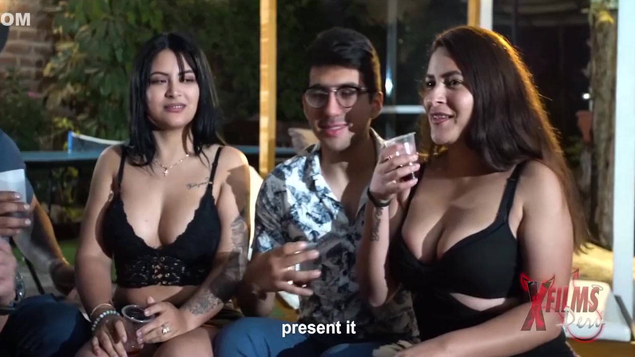 2 Venezuelan Women 1 Peruvian Woman And 3 Horny Men In An Outdoor Orgy