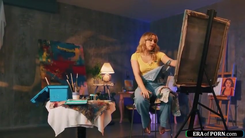 Sucks Cock For Inspiration - Anna Claire Clouds And Petite Blonde