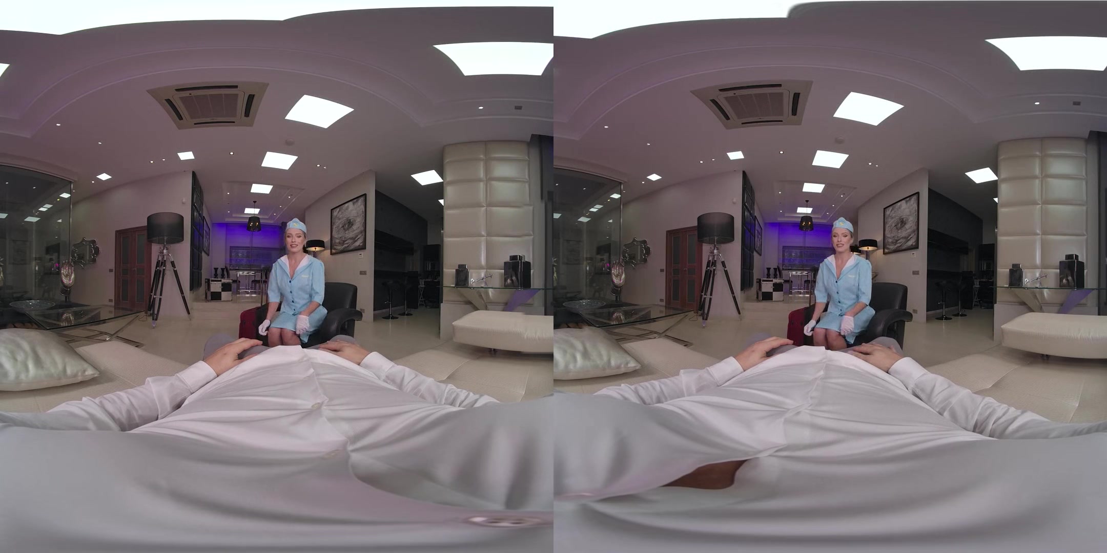 Crew Anal Fun - Fucking the Stewardess POV VR - SexLikeReal