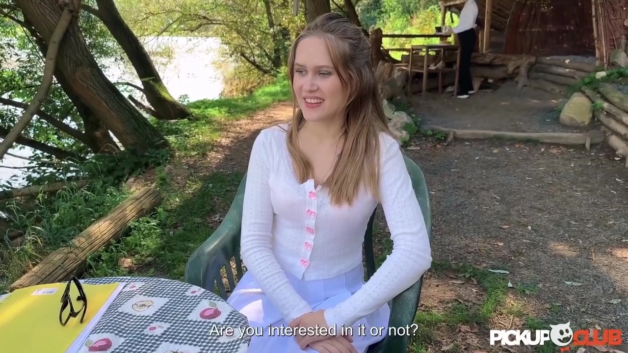 Pickupclub - Perky Goes On A Blind Date To An Outdoor Riverside Cafe - Charlie Dean And Una Fairy