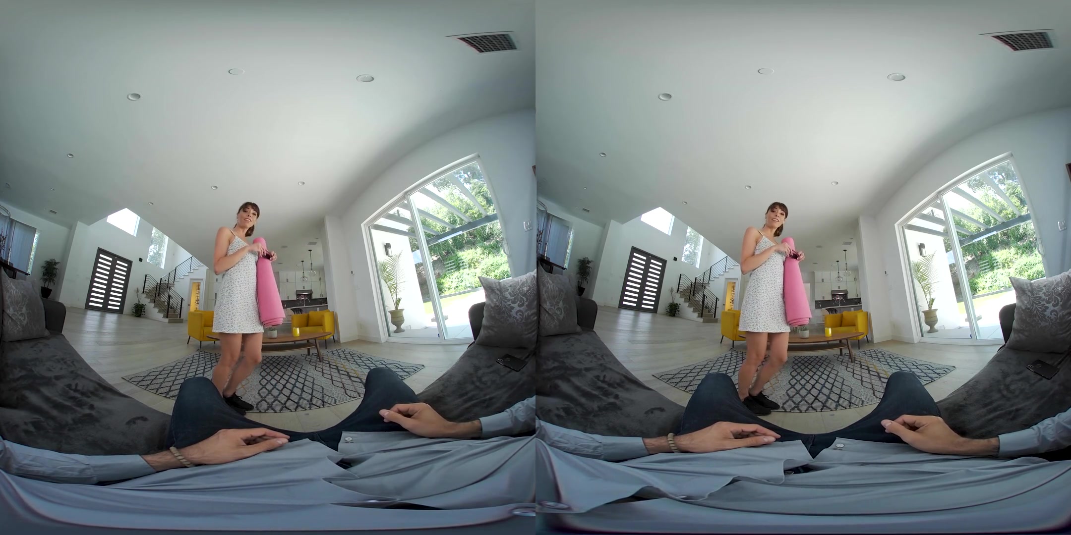 Enlighten Up! - POV Sweaty Yoga Sex - SexLikeReal