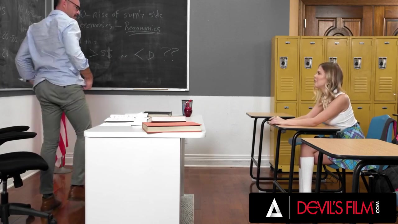 Horny student 18+ Wants Her Pussy Banged By Her Teacher With Charles Dera, Coco Lovelock And Devils Film