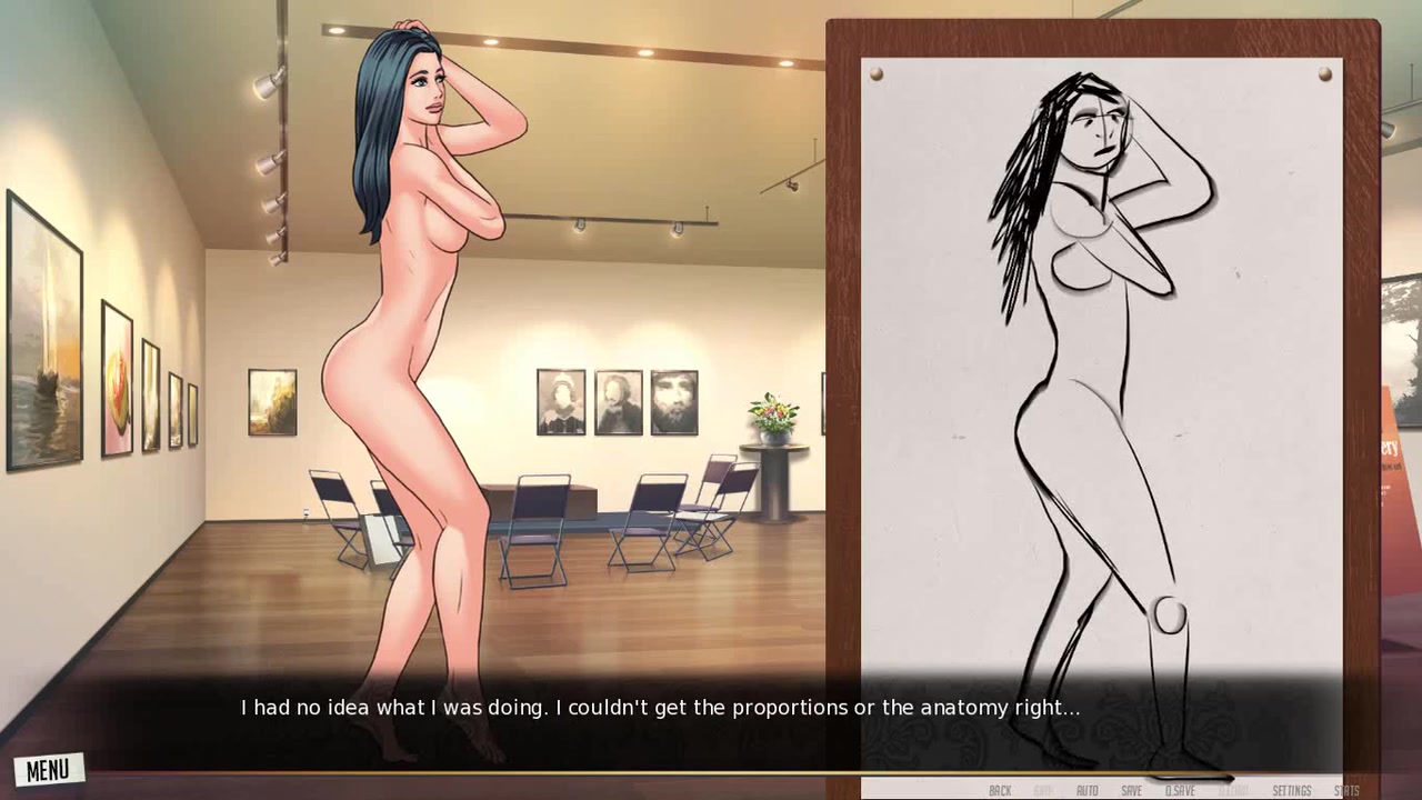 Our Red String Nude Art Ep 12