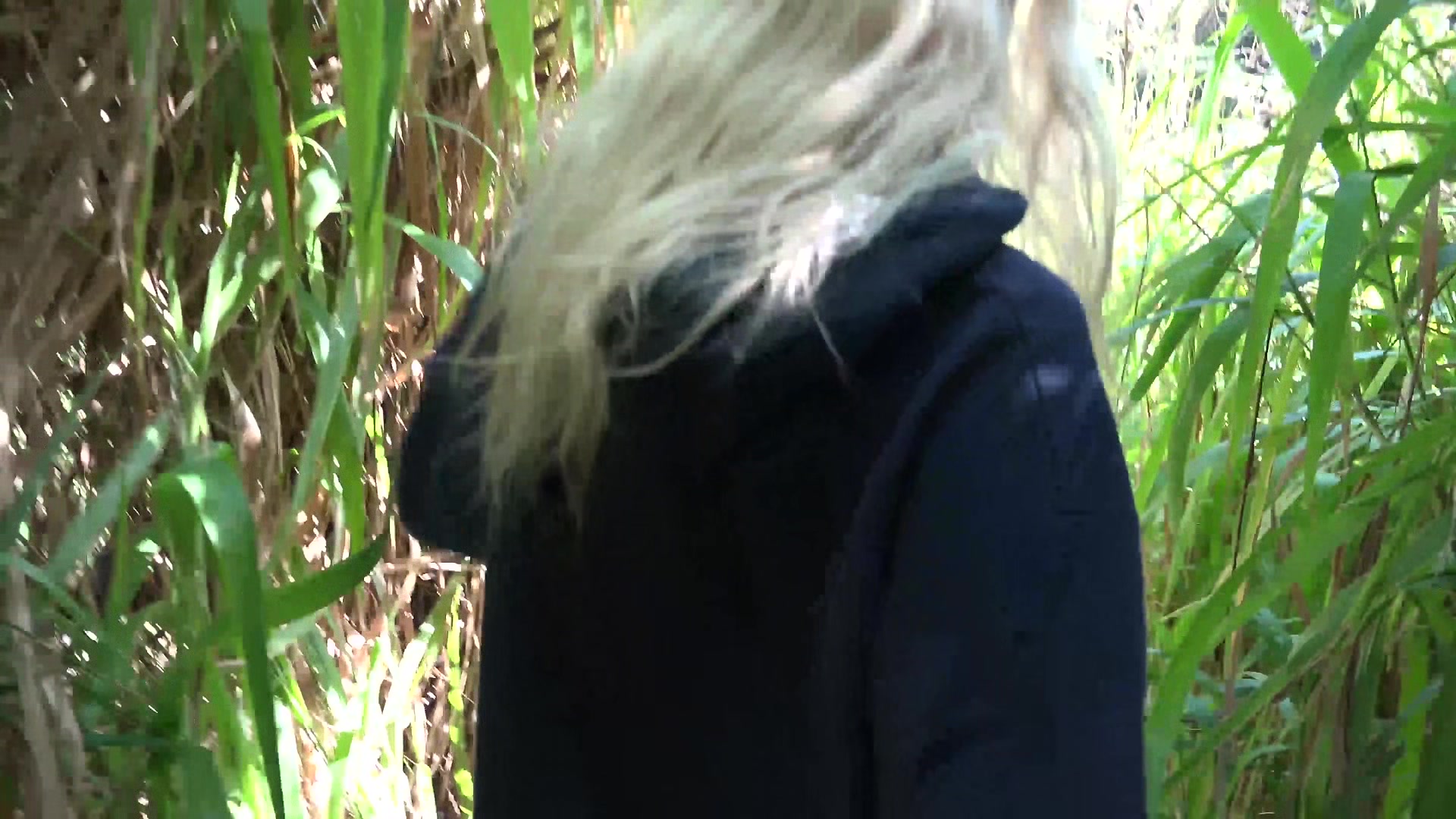 Blonde Cutie Getting Her Tight Pussy Fucked In The Forest
