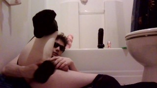 Slutty Shemale Shows Off Her Toy Collection