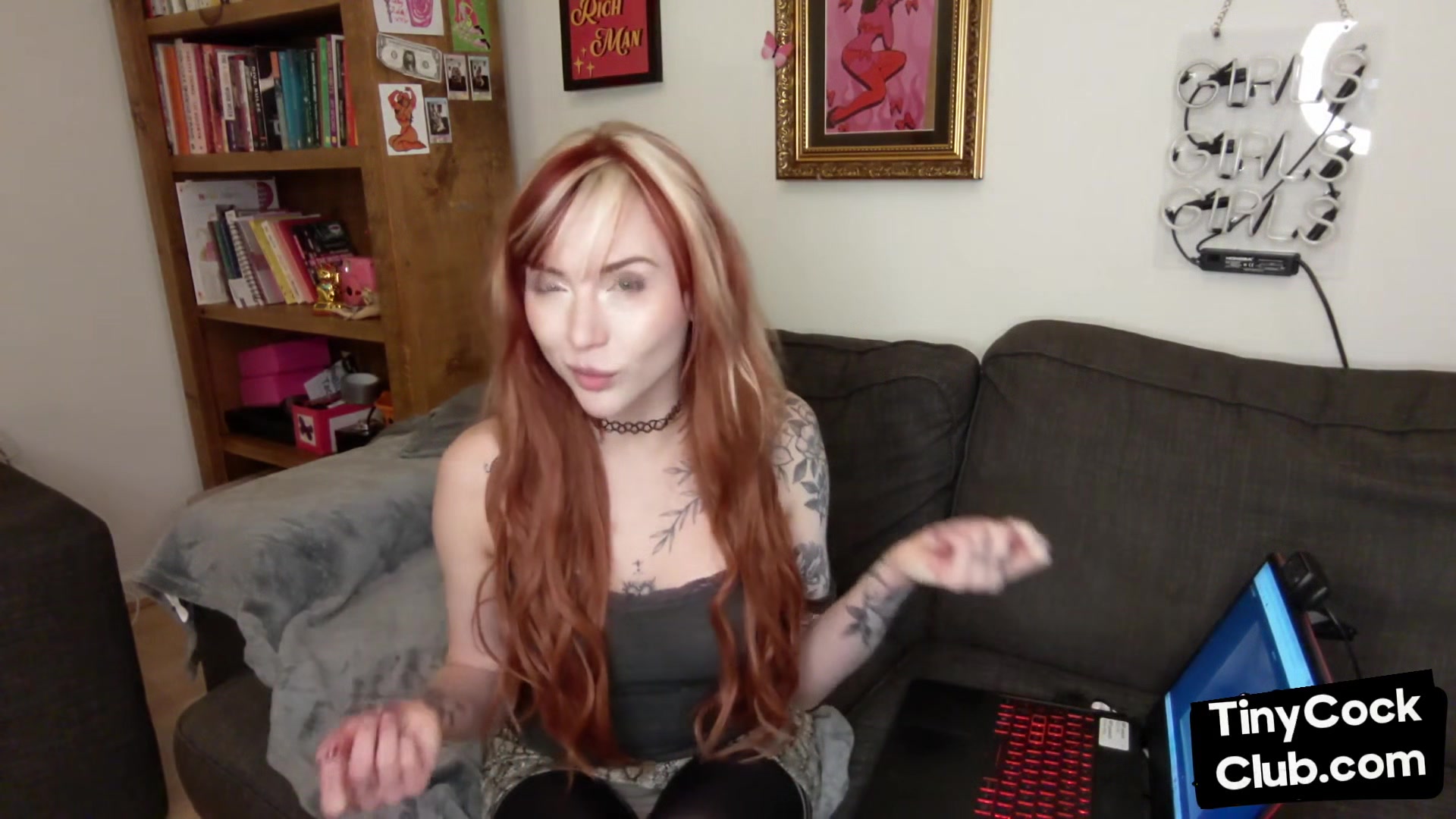 SPH British amateur chick humiliating small cocks in her vid