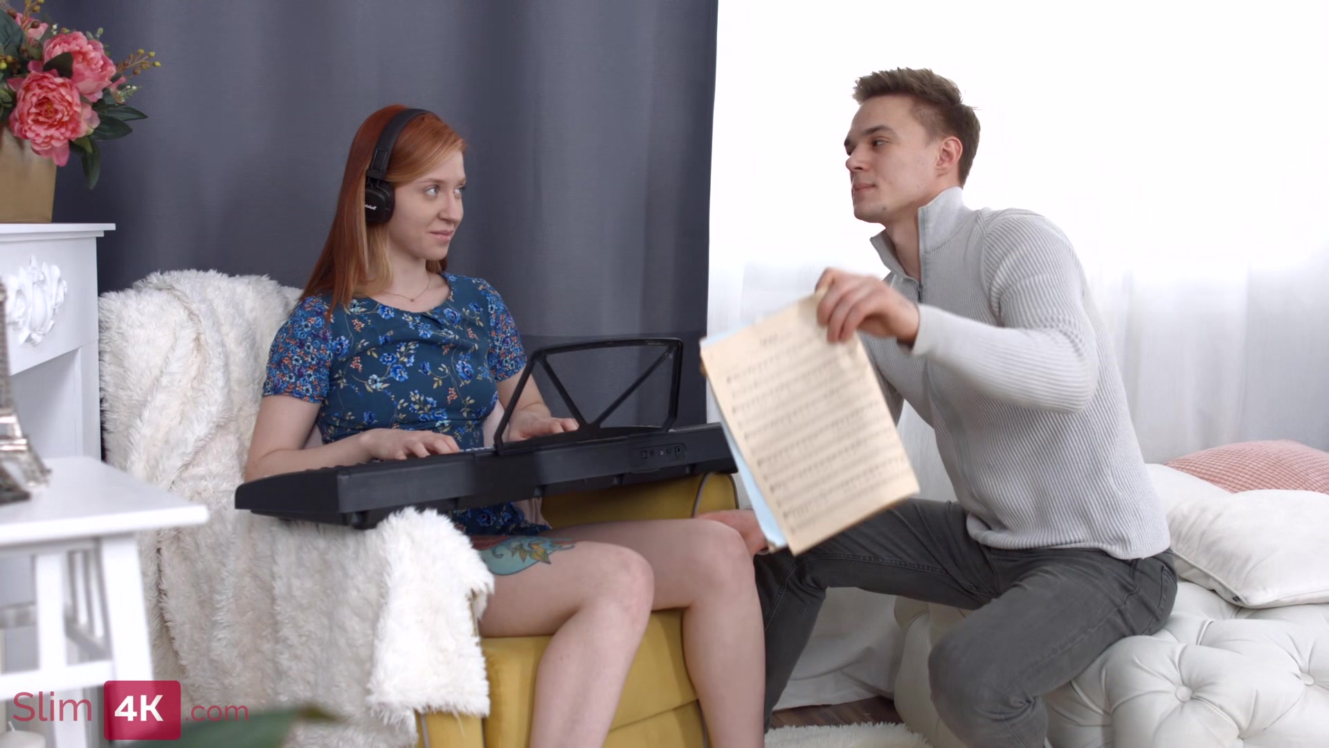 Crystal White - Redhead teen's music gets analyzed