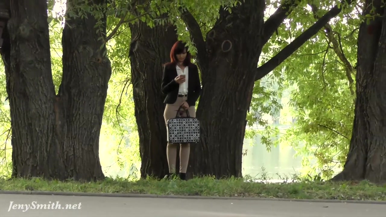 Jeny Smith was caught wearing crotchless pants in public