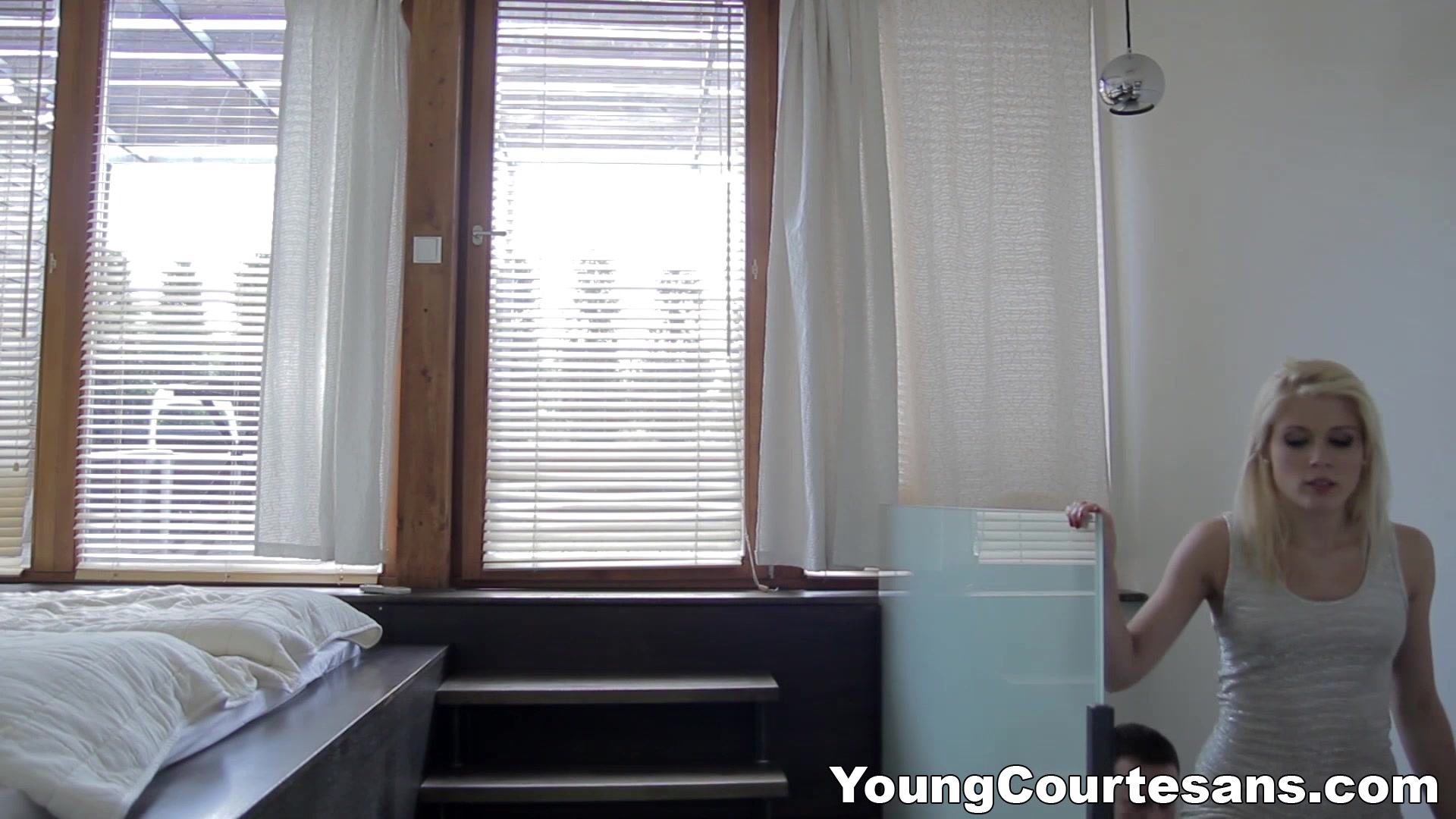 Young Courtesans - Newbie paid for taking a cumshot