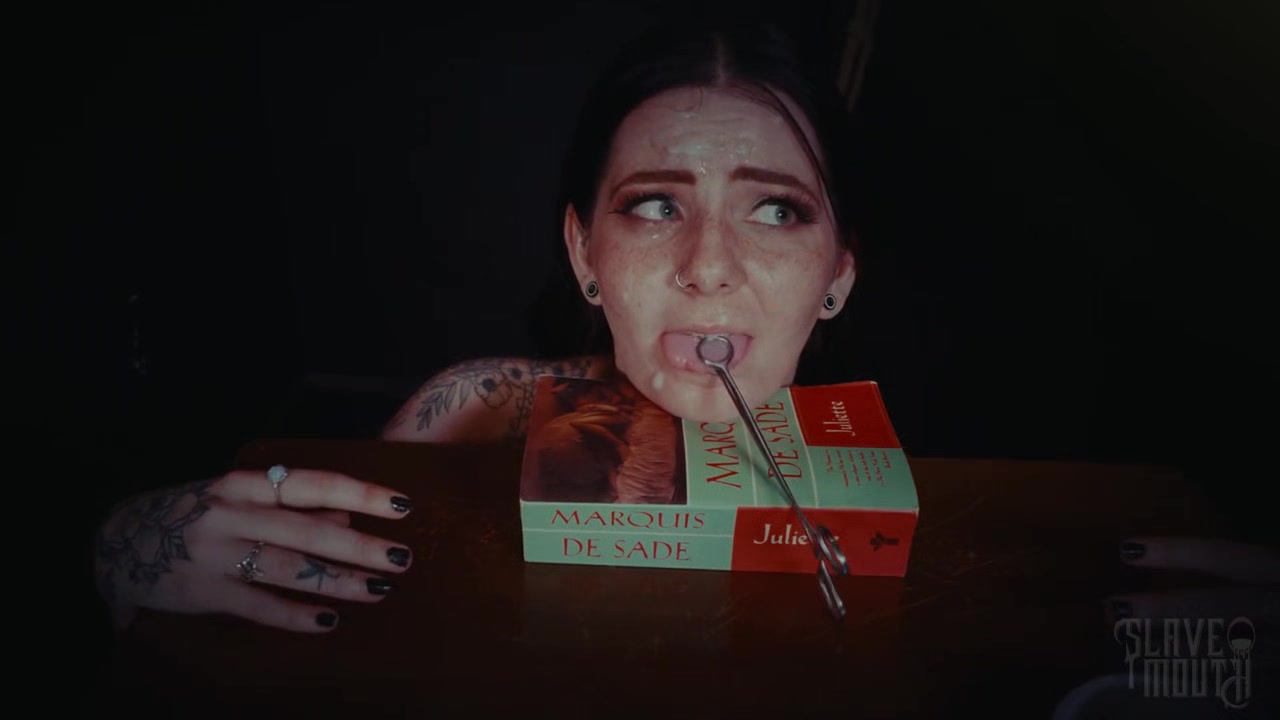 Lily Thot throating cock in dirty BDSM session