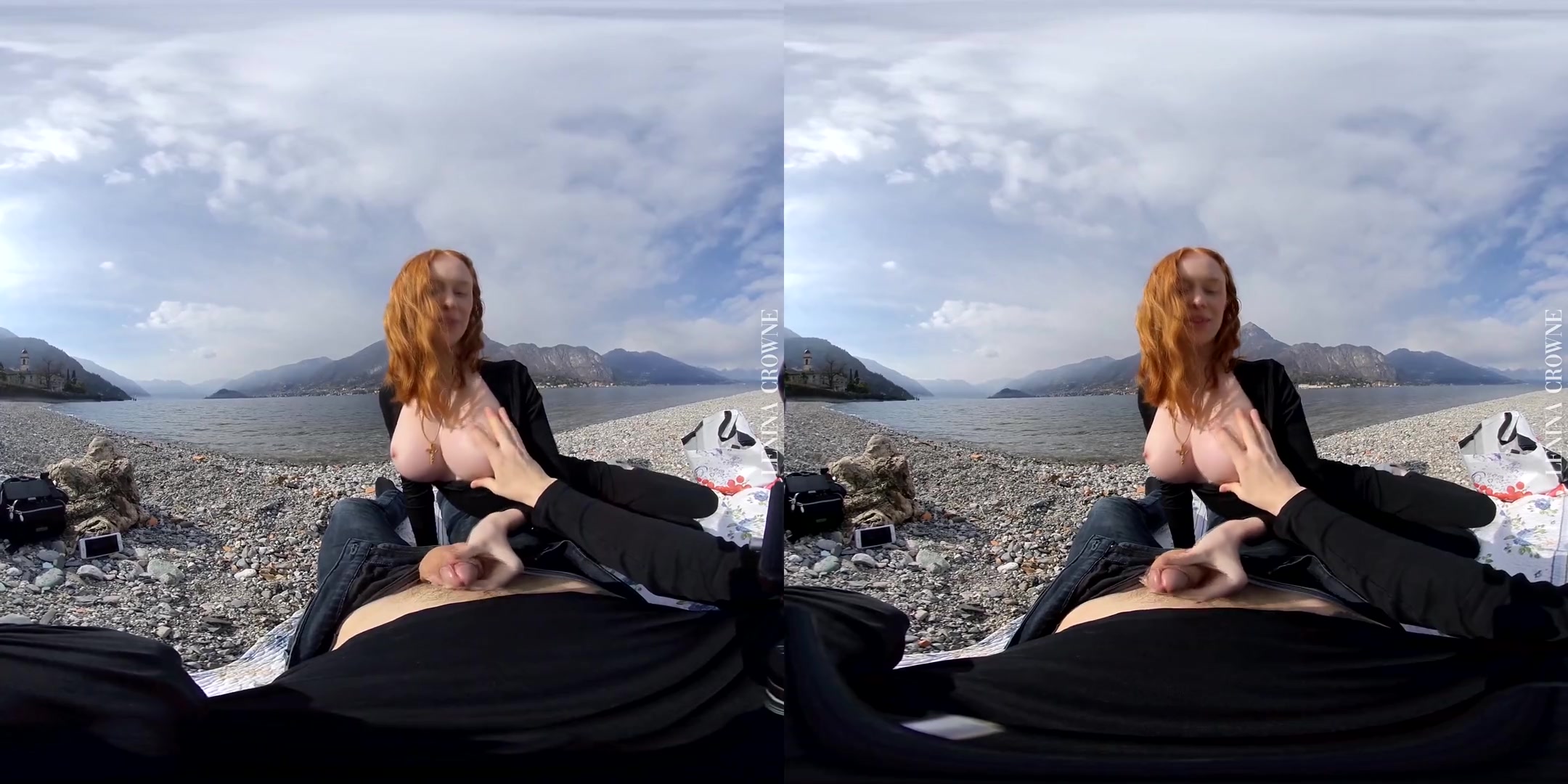 Lakeside Picnic with a Blowjob - SexLikeReal