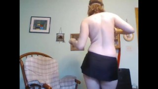A Mia Minute--Bathing Suit Striptease! (Music: www.purpleplanet.com)