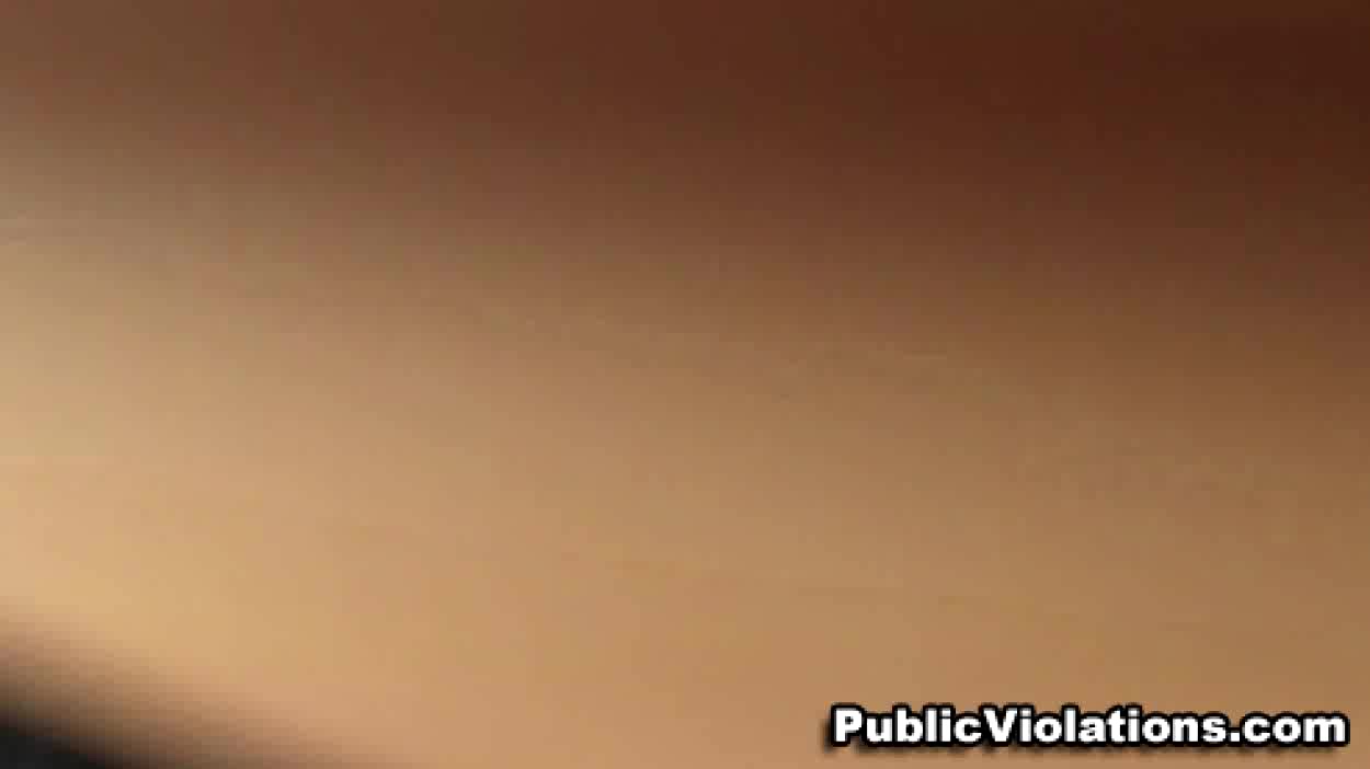 Big Titty Dark Brown Hair Gives Out Door Lovin'
