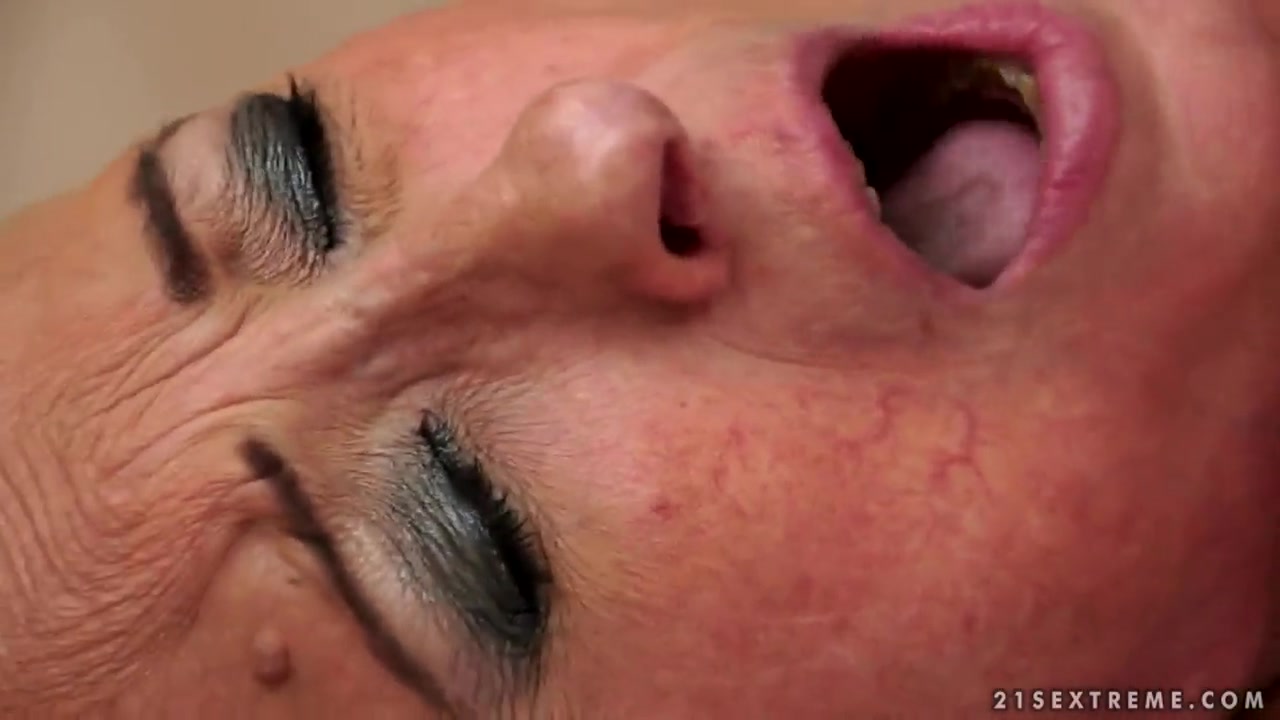 A pristine blonde teen 18+ eats out a hairy GILF
