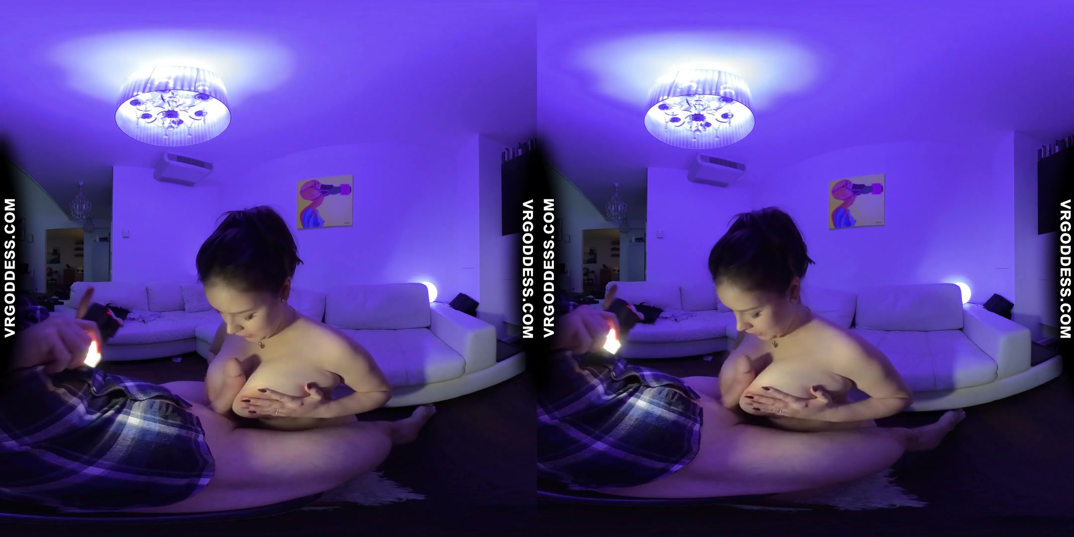 Big Boob Vanessa Klein Virtual Blowjob Sucking Dick She Finishes Me Off On Her Tits