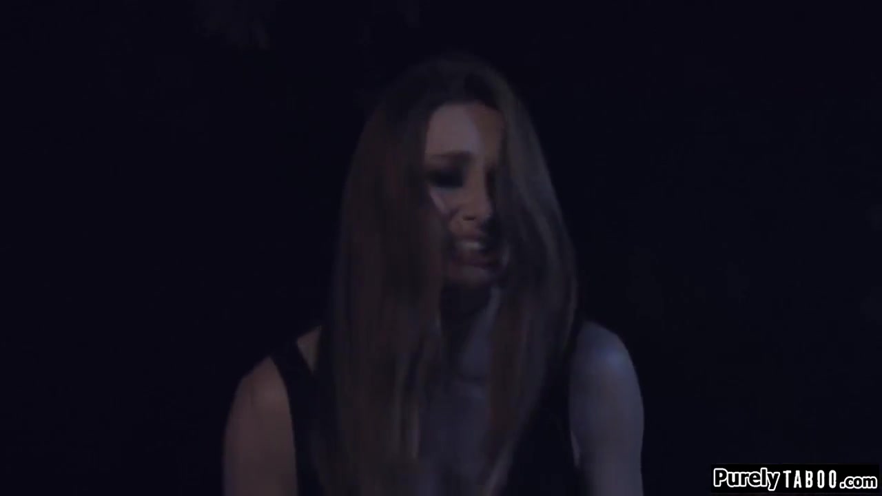 Redhead Awakens Her 3 Undead Friends And Gets Fucked By