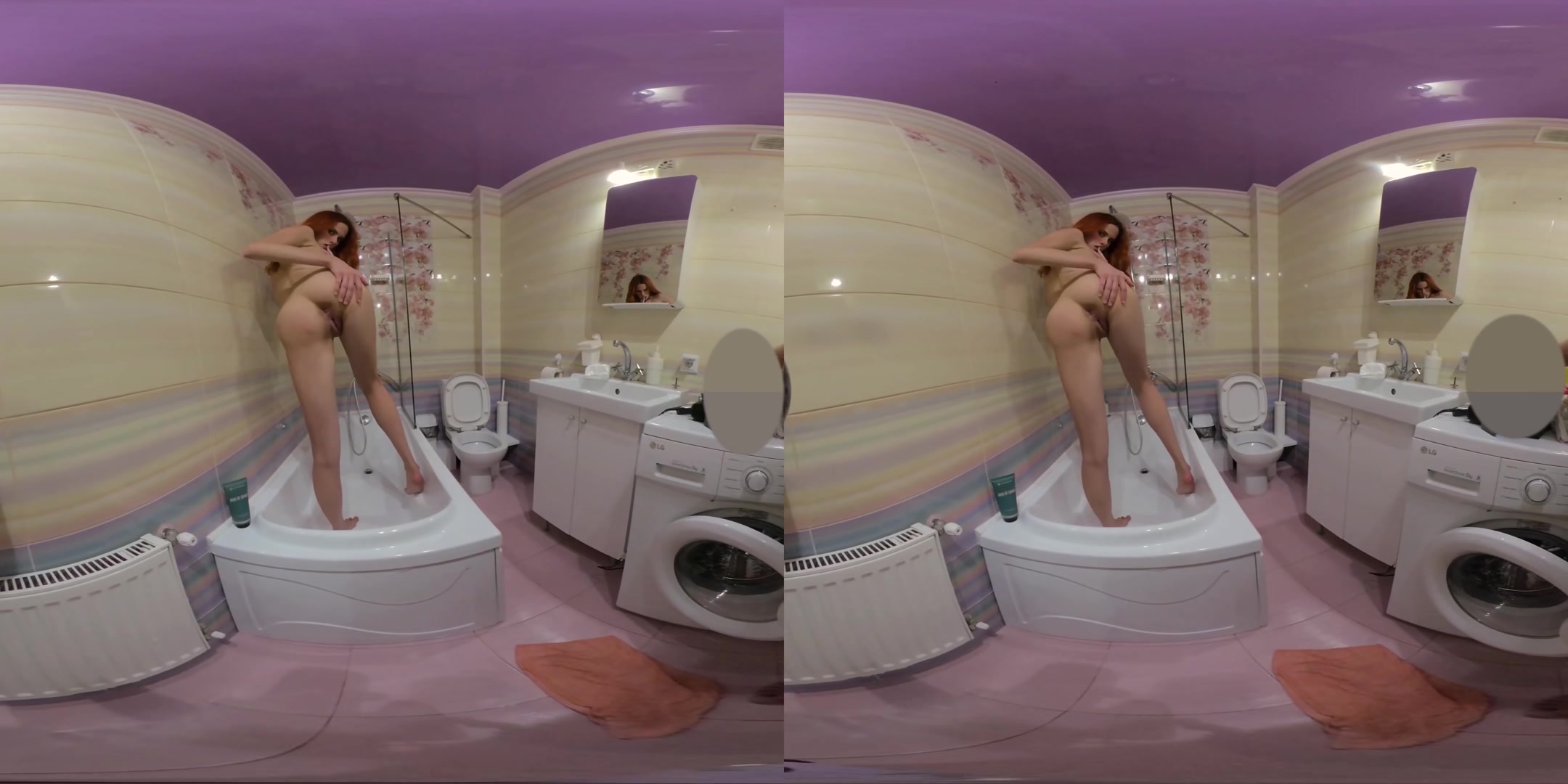Hot Redheads teen 18+ Anabel ** In Bathroom - VRmodels