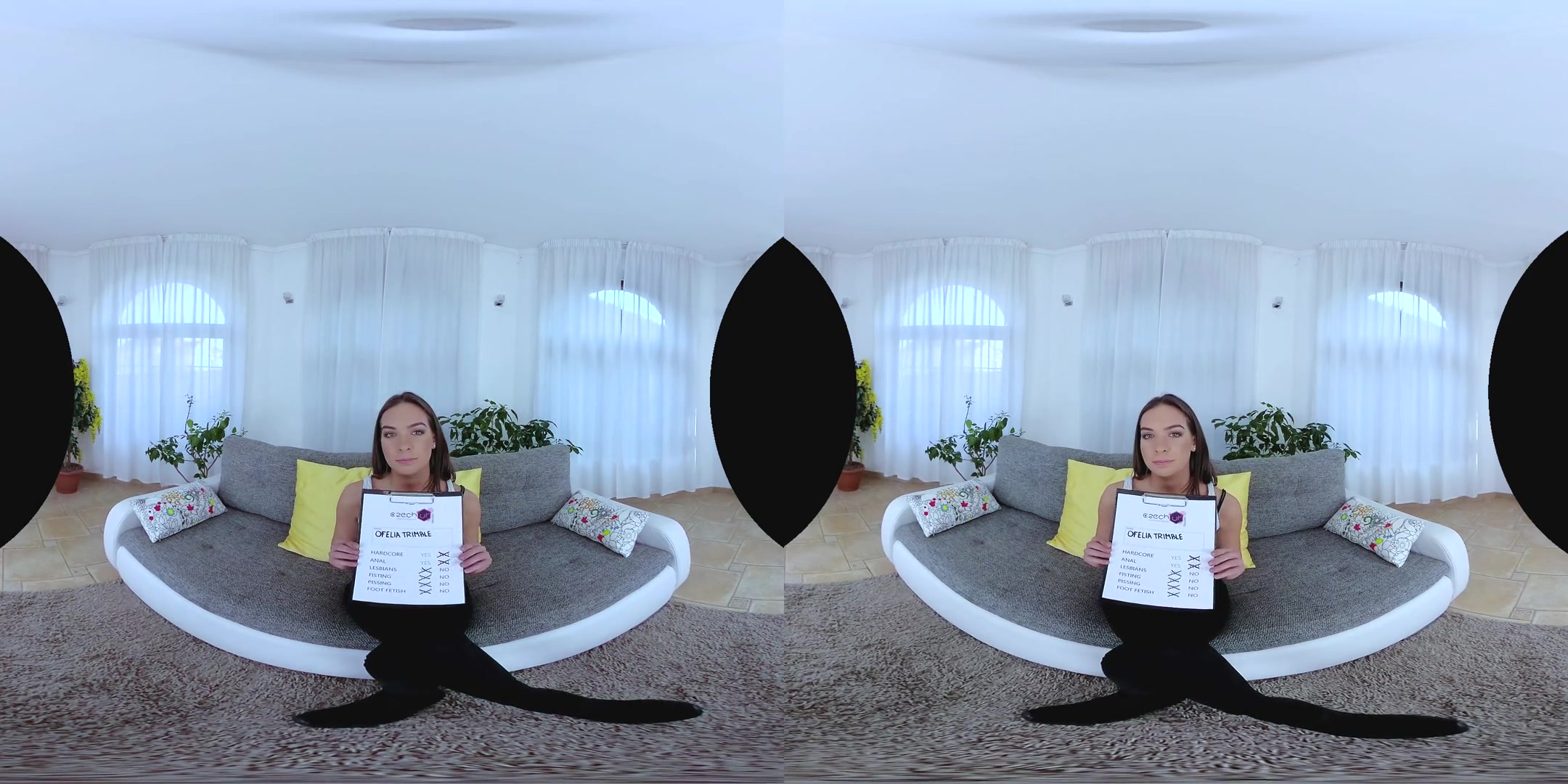 Ofelia Trimble in Young And Horny on VR Casting - CzechVRCasting