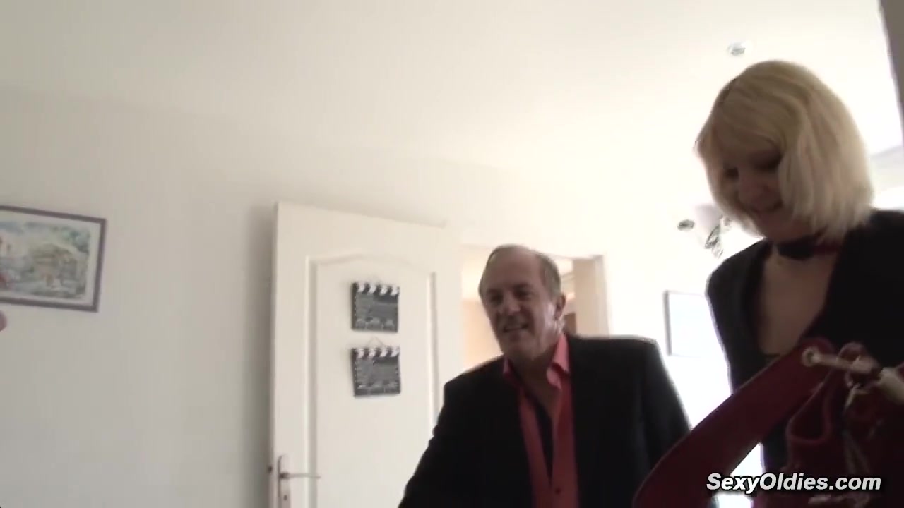 French Blonde Mature Gang Banged