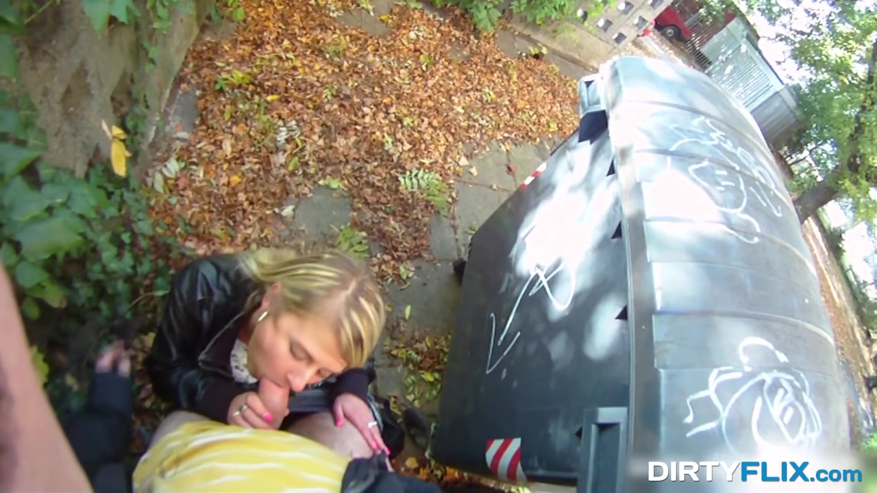 Dirty Flix - Kelly Candy - Blonde cutie tricked into outdoor sex