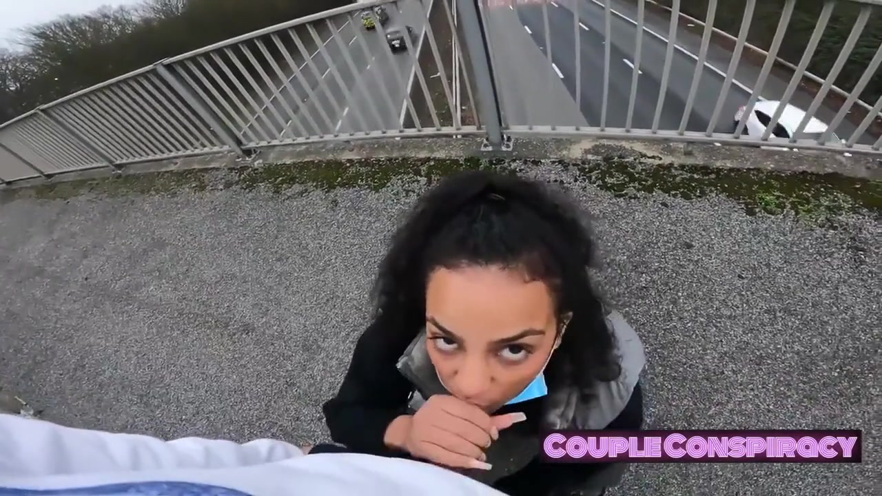 Fucking On Motorway Bridge For All The Cars To See
