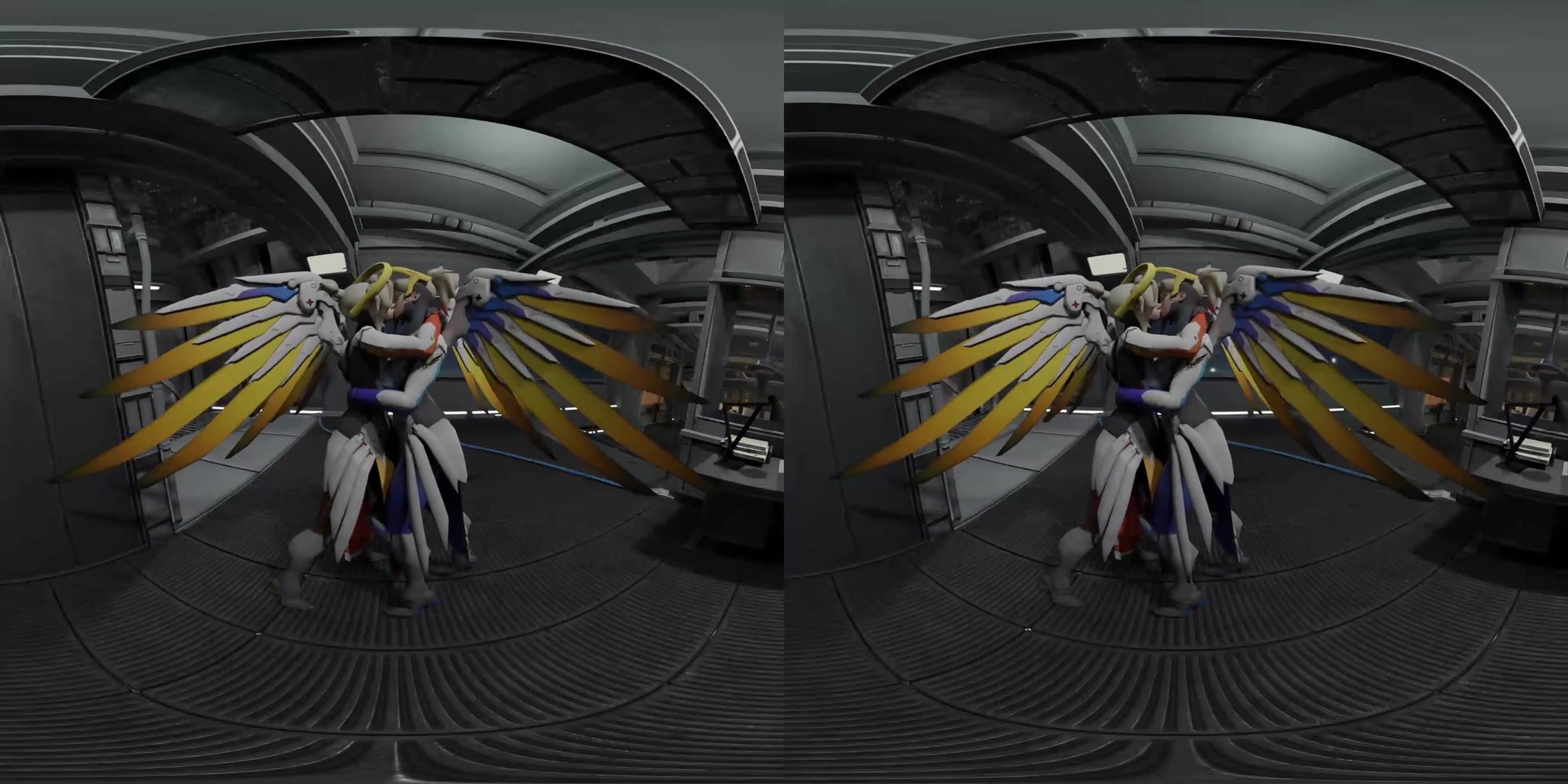 Mercy x Mercy - Lesbian; CGI Porn 3D - SexLikeReal