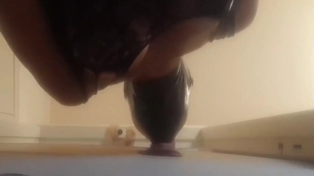Wearing High Heels And Catsuit And Taking A Cock Down My Mouth And Pussy In Gloryhole