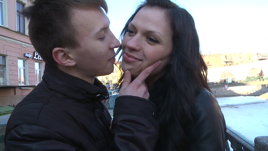 Marina is a one night stand of an endowed guy