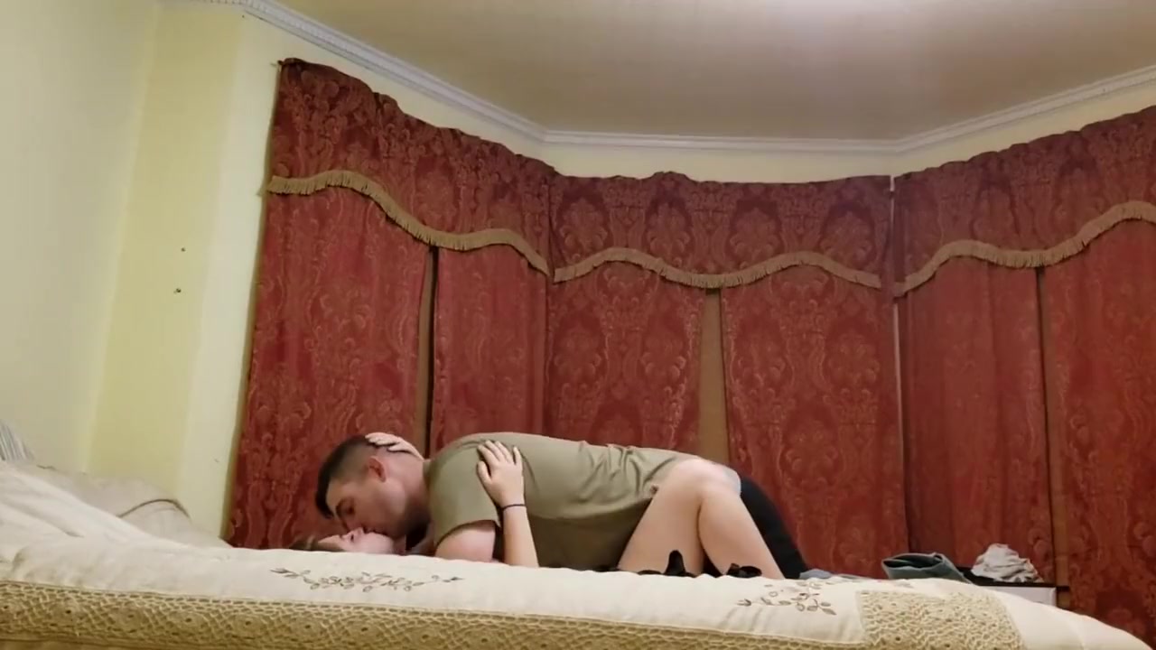 Soldier Hides Camera And Fucks Baby Sitter While Wife Works