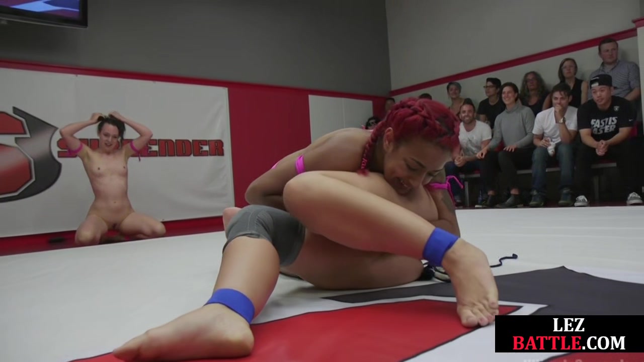 Les wrestling winners ride losers in public in front crowd