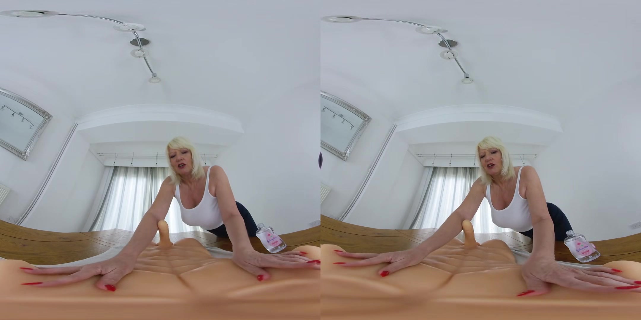 Milf Amy, Oily Massage - Busty British MILF Fucks Tommy Torso