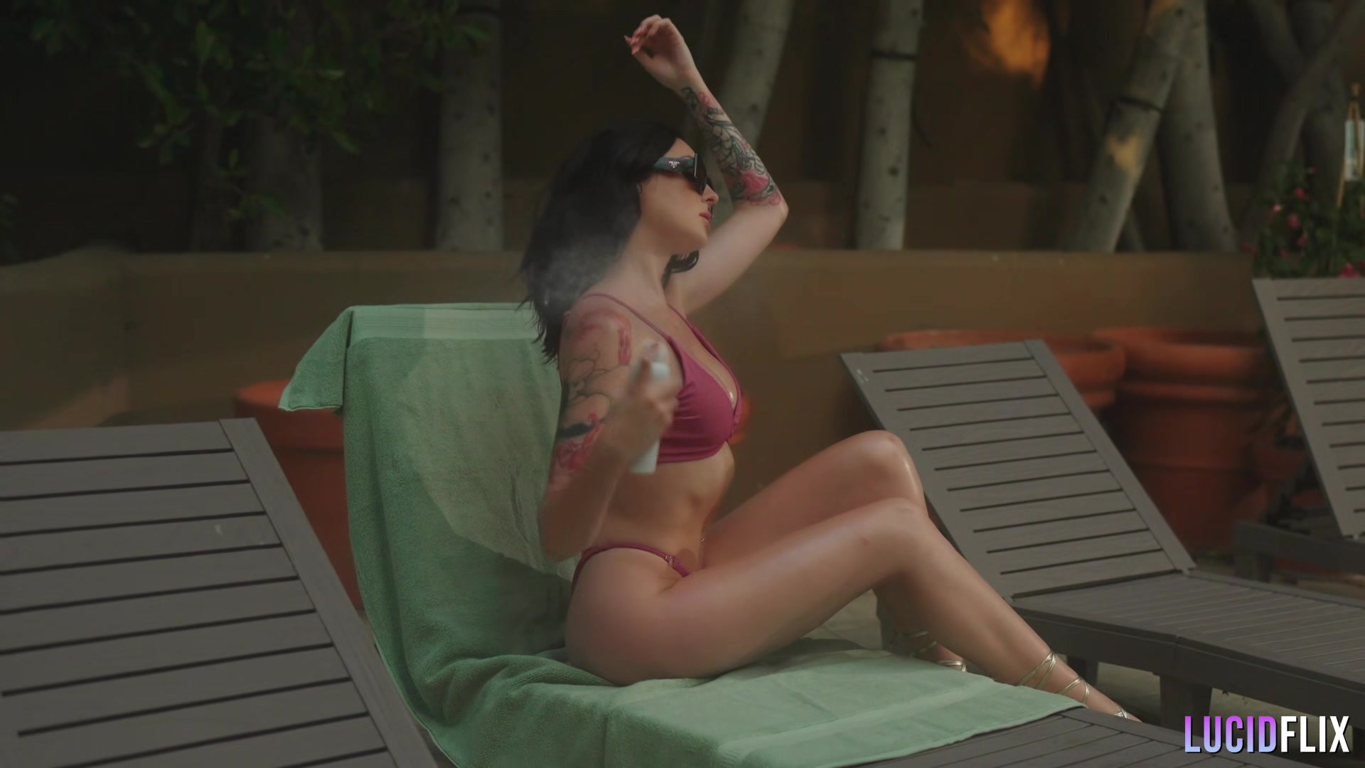 LUCIDFLIX The pool with Charlotte Sins