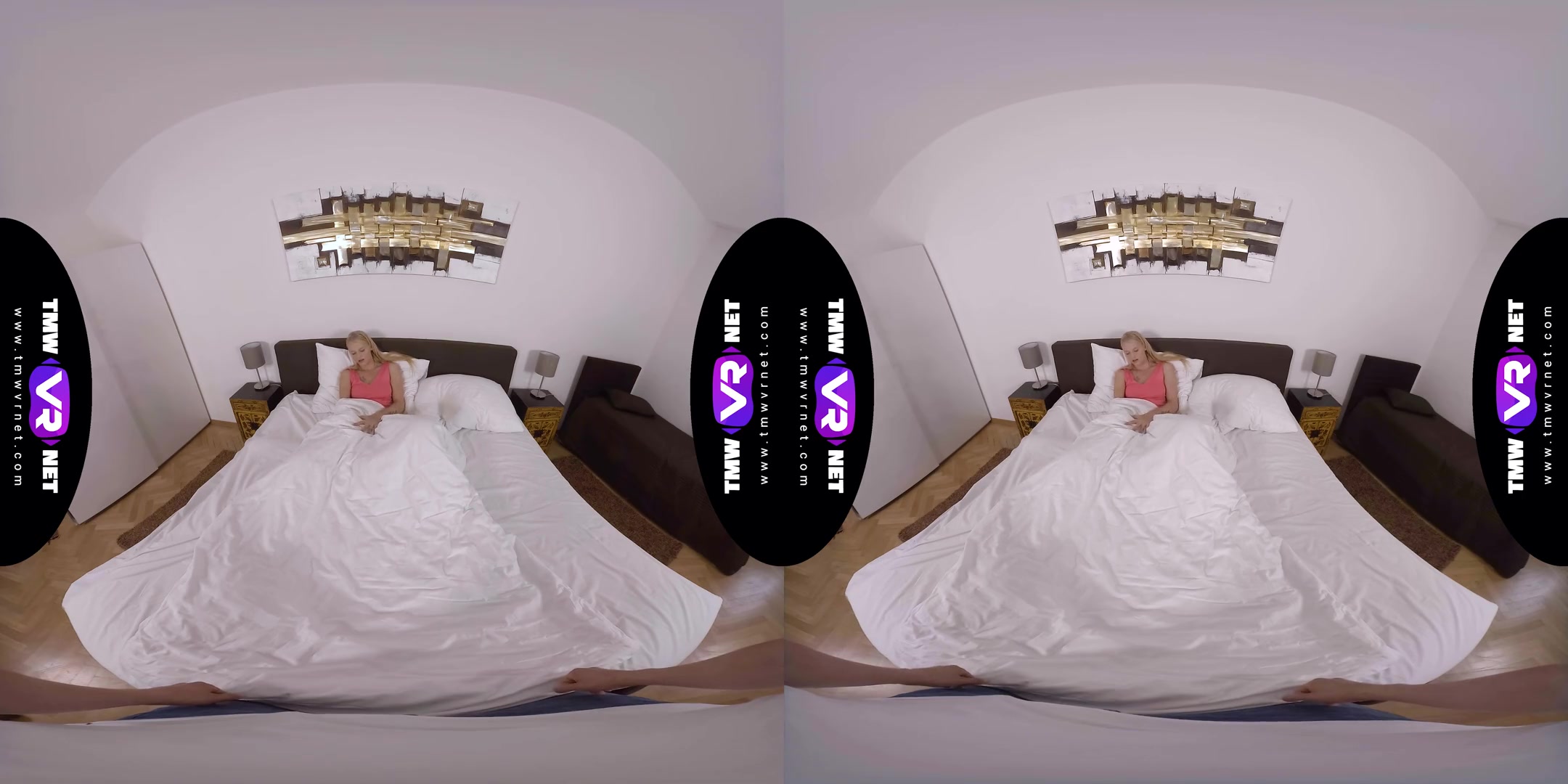 Spicy Surprise Under The Blanket - Blonde Virtual Girlfriend Hardcore