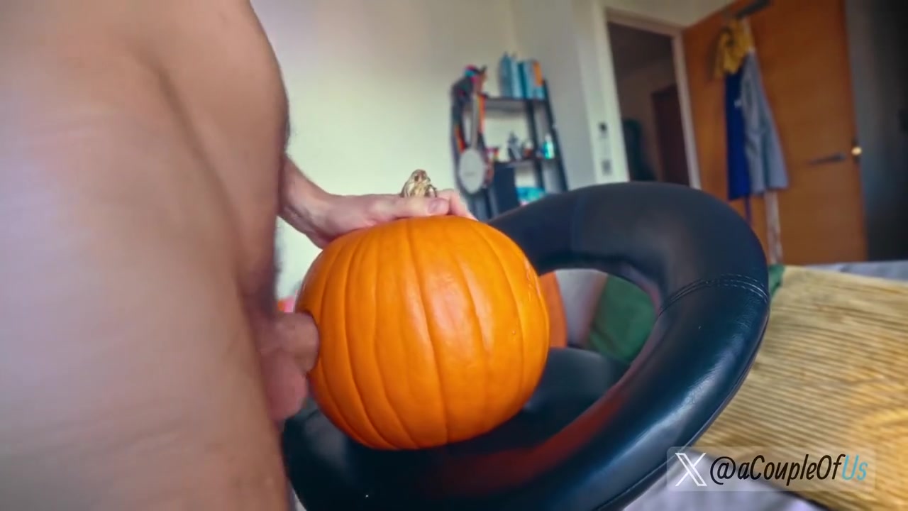 Fucking A Pumpkin To Ward Off Evil Spirits Happy Halloween