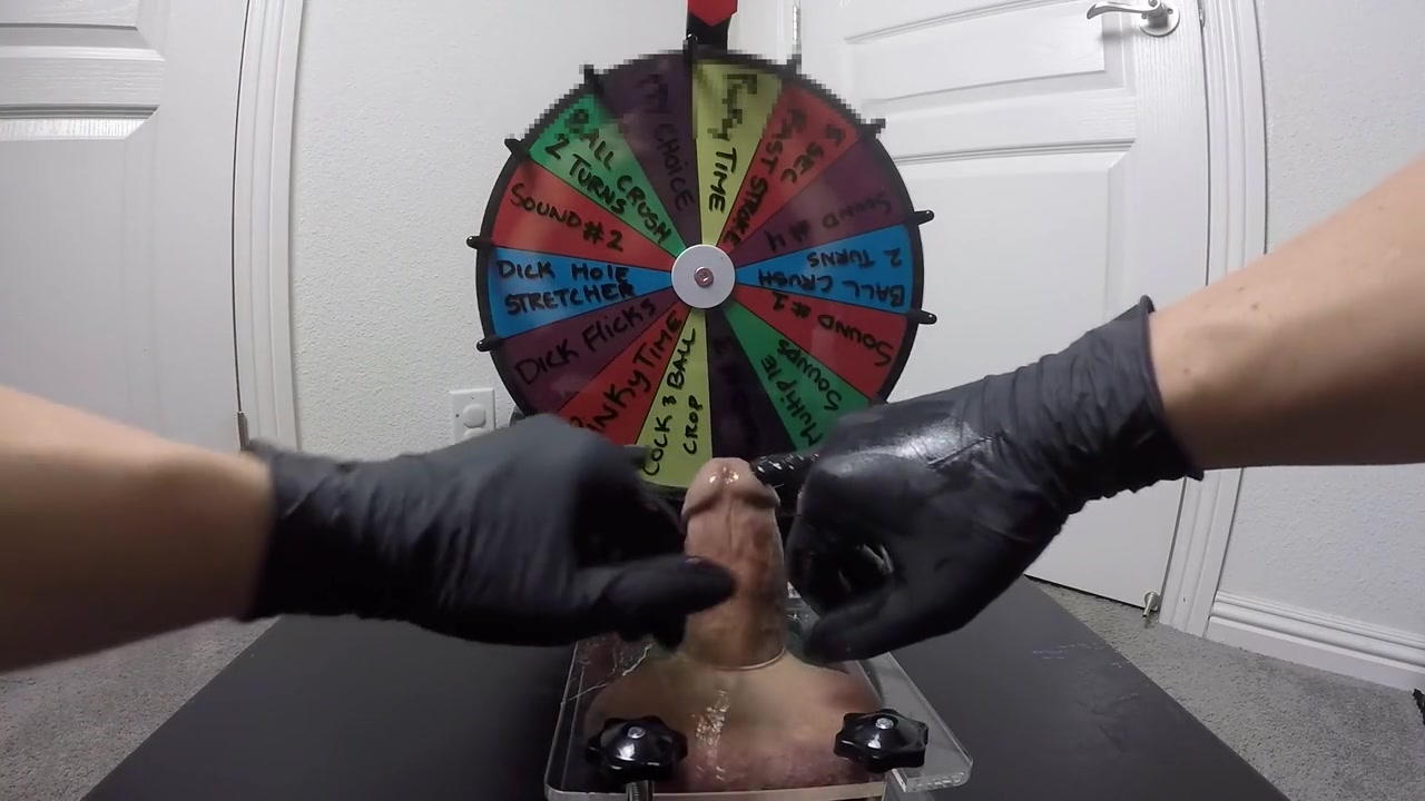 Wheel Of Misfortune # 7 Flattened Balls Urethral Insertions Cbt