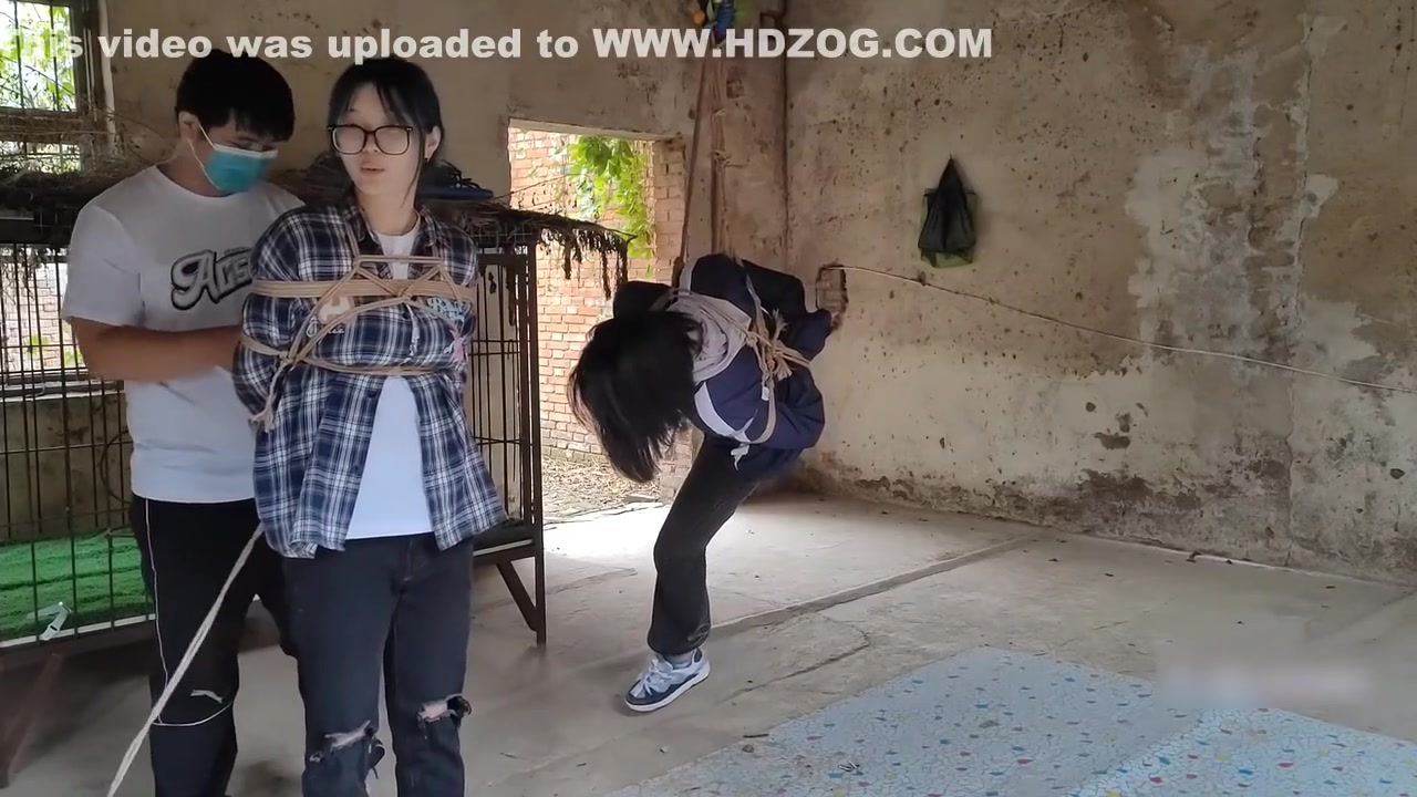 Two Girls Suspended In An Abandoned House